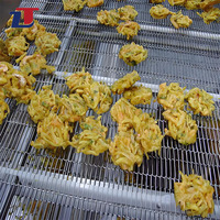 Bande transporteuse en acier inoxydable de qualité alimentaire pour ligne de production de tortillas et de pain résistante aux hautes températures