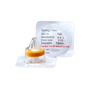 XZ <b>LAB</b> 13mm 0.22um PES Membrane Sterile Disposable Syringe Filter for Laboratory Use - Product Image 1