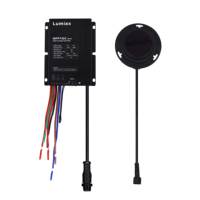 Contrôleur de lampadaire solaire MPPT Lumiax 12V 24V 10A avec écran LCD RS485, IP67, 130W/260W, batterie au lithium, infrarouge micro-ondes 2.4G