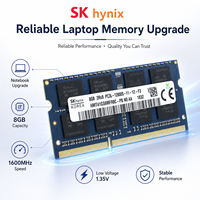 SK Hynix DDR3L 8GB 1600MHz Laptop RAM PC3L-12800S 204PIN SODIMM Memory Module 1.35V Low Voltage in Stock Computer Upgrade