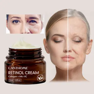Organic Facial Skin Care Revitalizer Moisturizer Face Lift Cream Hyaluronic Acid Anti Aging Retinol Face Cream