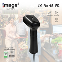 Escáner de Código de Barras Plug and Play de Grado Industrial, Alta Precisión, CMOS Eficiente, Decodificación 2D, USB con Cable, Comercial, Minorista, Almacén