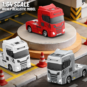 <span class=keywords><strong>Camion</strong></span> <span class=keywords><strong>de</strong></span> transport <span class=keywords><strong>de</strong></span> voitures miniatures RC à l'échelle 1/64 en gros, avec direction entièrement proportionnelle, lumières LED et simulation <span class=keywords><strong>de</strong></span> voiture <span class=keywords><strong>de</strong></span> drift RC <span class=keywords><strong>de</strong></span> poche - Product Image 3