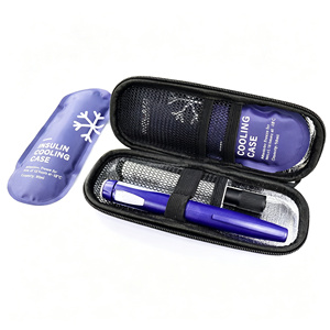 Borsa Termica Portatile per Insulina con Pacchi Ghiaccio Riutilizzabili, Borsa Refrigerante per Medicinali per Diabetici - Product Image 2