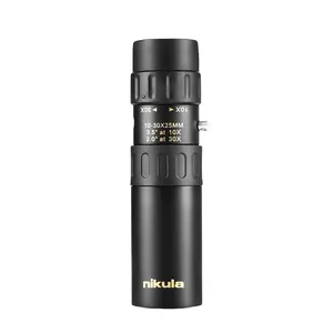 Nikula high quality monocular 10-30x25, portable mini monocular, hunting telescope monocular scope outdoor binocular