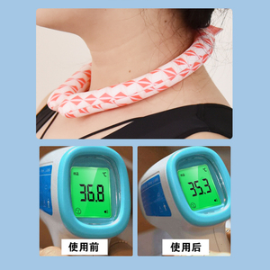 日本韓国ホットセールスマートクールで暖かいネックアイスリングフロスティチューブ再利用可能なPCM28冷却リング四季 - Product Image 4