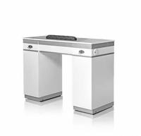 Mobilier de salon personnalisé en usine table unique meuble de station d'ongles blanc table de manucure