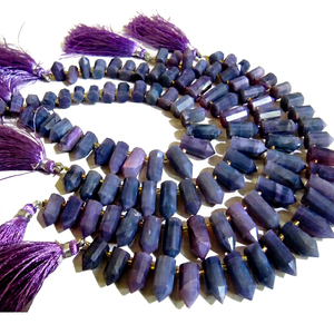 Ópalo de lavanda natural facetado en forma de lápiz/bala de 1 pulgada - Product Image 1