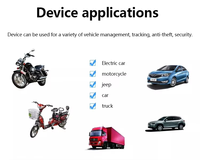 Alarma con Sirena para Auto 4G 2G, Bloqueo para Motocicleta, Control Remoto para Vehículo, Rastreador GPS 4G con Función de Apagado Remoto del Auto