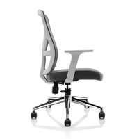 Chaise de bureau exécutive moderne à dossier haut en tissu avec fonction de massage ergonomique, accoudoirs réglables et pivotante, idéale pour la salle de sport et le bureau
