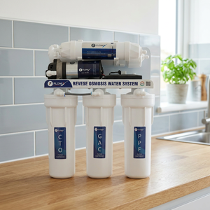 Purificateur d'eau à osmose inverse 75G à 5 étapes, à prix d'usine, pour évier, à usage domestique extérieur, à installer sous l'évier, pour eau potable directe - Product Image 4