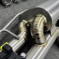 Système d'échappement Catback à soupapes OEM pour Porsche Cayenne 3.0T, échappement en alliage de titane de course, tuyau d'échappement Catback
