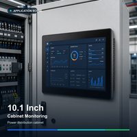 Paneles de Pantalla Táctil Capacitiva Industriales LETPCBA, Pantalla HMI Industrial de 7-21.5 Pulgadas con PoE IP65, Montaje en Panel Frontal