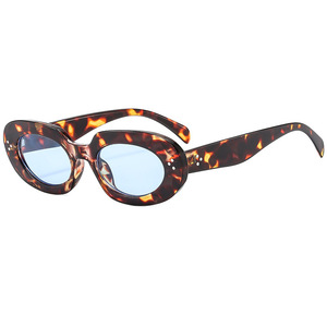Lunettes de soleil ovales à monture complète UV400, mode décontractée, unisexe, protection solaire pour adultes - Product Image 1