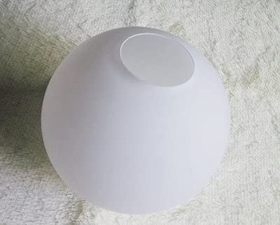 Abat-jour Sphérique En Verre Blanc - Modèle Globe Pour Lampe - Diamètre Standard