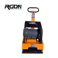 Compacteur de plaques électrique réversible professionnel, petit modèle portatif pour la compactation de la terre