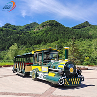 Tren Eléctrico Turístico sin Rieles para Niños y Adultos, Atracciones de Parque de Diversiones, en Venta