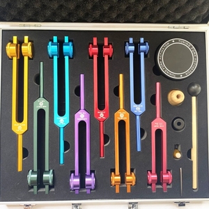 Kit de diapasons chakra 8-en-1 en gros pour la méditation, l'équilibrage des chakras et la thérapie holistique - Product Image 1