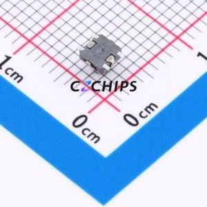 TS3325A 160gf BD 025 Tactile Switch SMD-6P,3.1x3.1mm Switch Single Pole Single Throw Round Button 1.6N Vertical Mount - Product Image 2