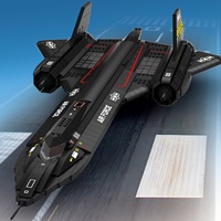 Set de Construcción de Avión Blackbird de 1775 Piezas, Bloques de Plástico ABS, Modelo Electrónico, Juguete de Construcción para Niños y Adultos, Escala 1:8