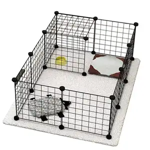Pieghevole Pet Carrier tenda box cane gatto recinzione gabbia cucciolo canile maglia copertura aperta pet box