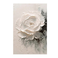 Papier peint mural 3D abstrait floral sans couture en fibre synthétique imperméable anti-salissure pour la décoration moderne du salon et du porche