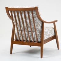 Fauteuil inclinable de luxe moderne Fauteuil royal en bois massif souple pour les loisirs Design contemporain confortable pour les meubles de maison