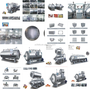 Stérilisateur <span class=keywords><strong>Autoclave</strong></span> Horizontal Industriel pour l'Emballage des Aliments en Conserve et la Transformation des Aliments - Product Image 4