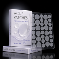 Fabricant de patchs hydrocolloïdes transparents, hypoallergéniques, imperméables, invisibles, anti-acné et anti-imperfections pour le visage, marque privée OEM.