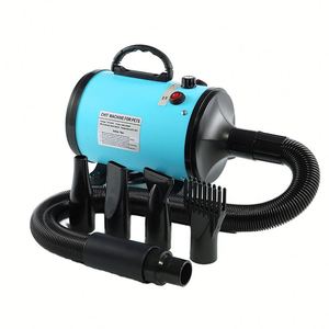 <b>Large</b> Dog Hair Dryer Beauty Adjustable Temperature 4 Nozzles Black Portable Pet Water Blower & Sprayer Eco-Friendly - Product Image 1