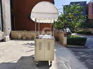 รถเข็นไอศกรีมแบบมินิไบค์พร้อมตู้แช่แข็งสำหรับขายไอศกรีมแท่ง - Product Image 4