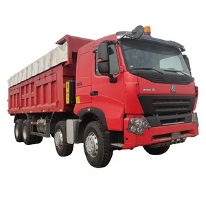 Caminhão pesado novo Sinotruck Howo A7 420hp 8x4 caminhão basculante de mineração 30ton preço do caminhão basculante