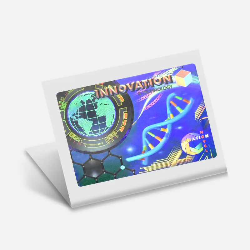 New arrival high quality ant-counterfeit security 3D hologram sticker Holographic label customized logo printing