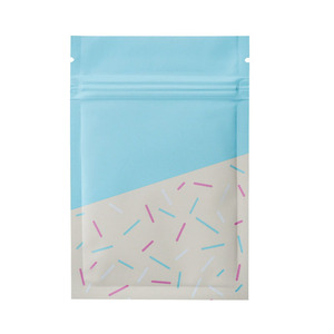 Sacs plastique en mylar anti-odeur, pièces, sacs en aluminium personnalisés, pour emballage d'herbes, <span class=keywords><strong>de</strong></span> qualité alimentaire, pour en mylar noir - Product Image 3