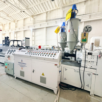 Ligne de production de machines d'extrusion de tuyaux ondulés à double paroi en HDPE PE pour la fabrication de plaques de filaments