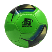 Ballon de football toutes tailles en PU/PVC, ballon de football pour intérieur/extérieur, taille 5, cousu à la machine, ballon de sport