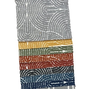 100% tessuto Jacquard in ciniglia di poliestere tinto in filo per comodi cuscini del divano cuscini <span class=keywords><strong>da</strong></span> <span class=keywords><strong>pavimento</strong></span> intrecciati con un Design fitto di buon auspicio - Product Image 5