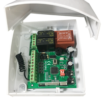 YET804PC 220V Controlador de motor tubular de persiana enrollable Receptor RF Controlador de motor de persiana enrollable con dos controles remotos