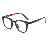 Lunettes anti-lumière bleue de haute qualité unisexes, monture carrée TR90, gris transparent, montures de lunettes pour femmes, lunettes rétro pour hommes