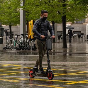 <b>Scooter</b> Storage <b>Handlebar</b> Bag Front Hanging Bag Waterproof Portable Front <b>Handlebar</b> Pouch for Electric <b>Scooter</b>/Electric Bike - Product Image 5