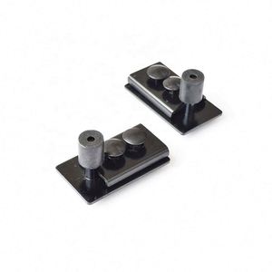 Kit de quincaillerie pour porte de grange coulissante extérieure WEKIS 6,6 pieds en acier/laiton, rail robuste noir pour chambre à coucher - Product Image 6