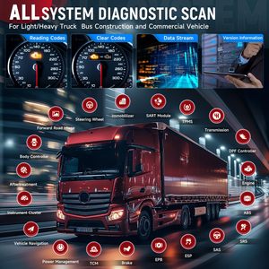 Venta Anticipada: Herramienta Automotriz Profesional CRP129 HD OBD2 para Vehículos Pesados - Product Image 2