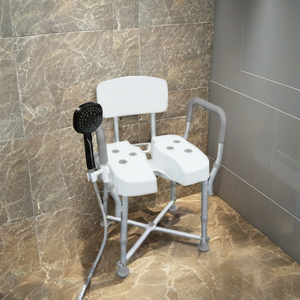 Banc de Douche Moderne en Alliage d'Aluminium Léger, Durable et Portable, Chaise de Douche pour Personnes Âgées - Product Image 1