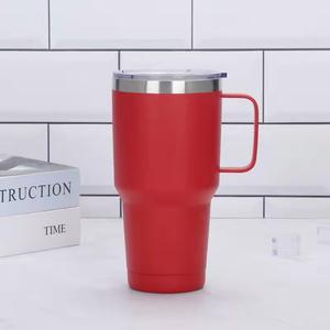 Vaso Térmico de Acero Inoxidable de 20oz/30oz, para Auto, Viajes, Cerveza, Café, con Asa - Product Image 4