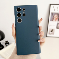 Étui de téléphone portable en cuir véritable de haute qualité pour Samsung S24 S23 S22 Ultra Plus avec boutons métalliques
