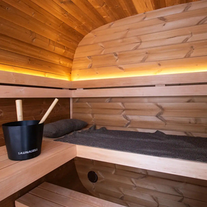 Usine directement fournir en plein air 6 personne Red Cedar Cube <span class=keywords><strong>Suna</strong></span> avec cuisinière électrique - Product Image 6