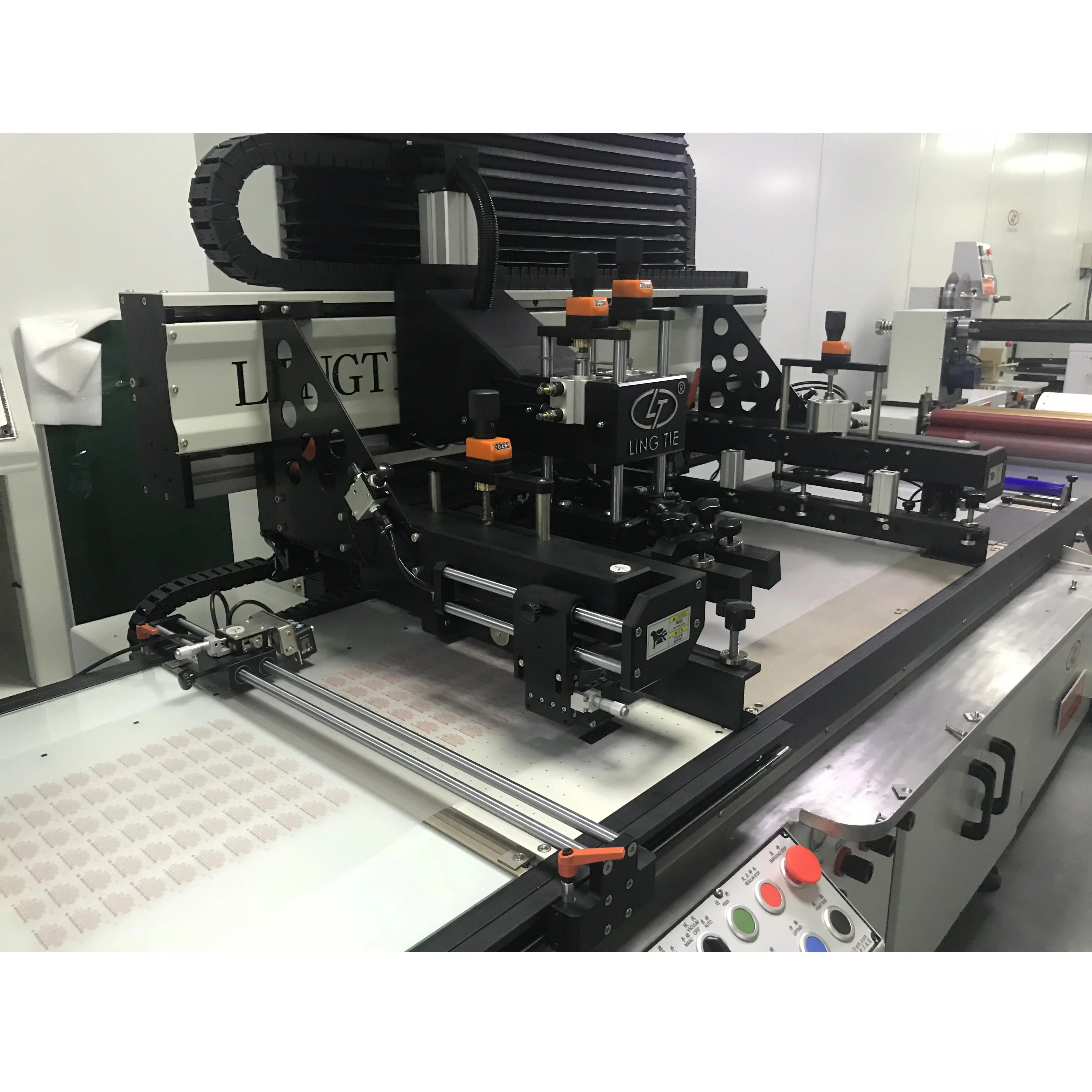 Roll to Roll Silk Screen Label Printing Machine