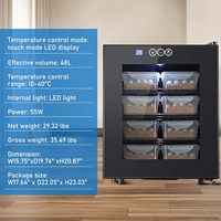 Incubadora de huevos GOYOJO 48L/12,7 galones Control de temperatura preciso para incubar huevos de pollo pato refrigeración calefacción OEM personalizable