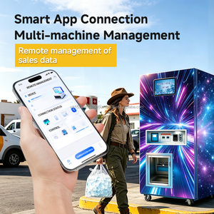 <b>WORK</b> Factory Direct Sale 459kg/Day Reverse Osmosis Membrane Ice Making Vending Machine Auto Packing System POS Integration - Product Image 3