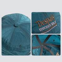 Gorra de Béisbol Ligera Vintage con 6 Paneles, de Secado Rápido, Impermeable, con Logotipo Bordado, Personalizada, de PVC Transpirable, para Exteriores y Protección Solar